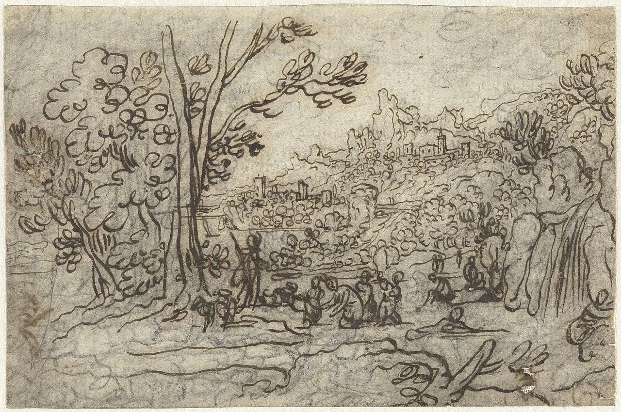Paesaggio con Atteone e Diana e le sue compagne - Rijksmuseum